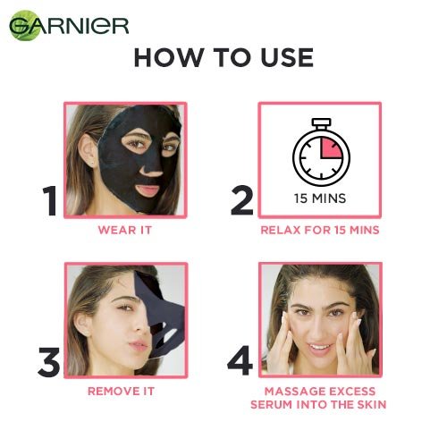 How To Use Garnier Serum Sheet Mask